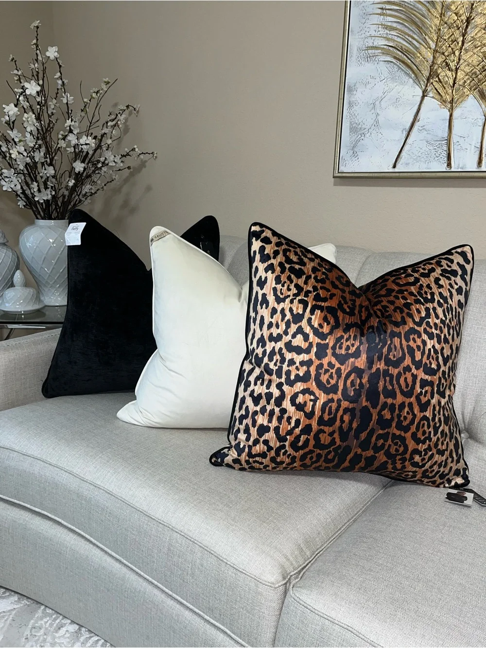 1-Dann Foley Lifestyle luxury velvet Cheetah Print design decorative pillow